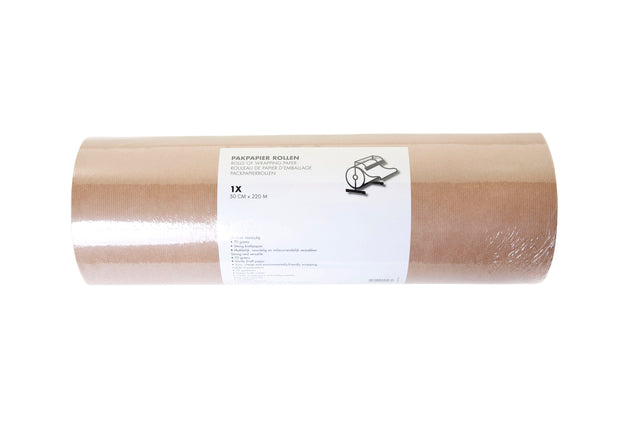 IEZZY - Papier d'emballage kraft 50cmx220m 70 grammes marron