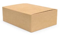 Klika - Carton d'expédition, vague simple, 3 mm, marron, pi 200 x 140 x 110 mm