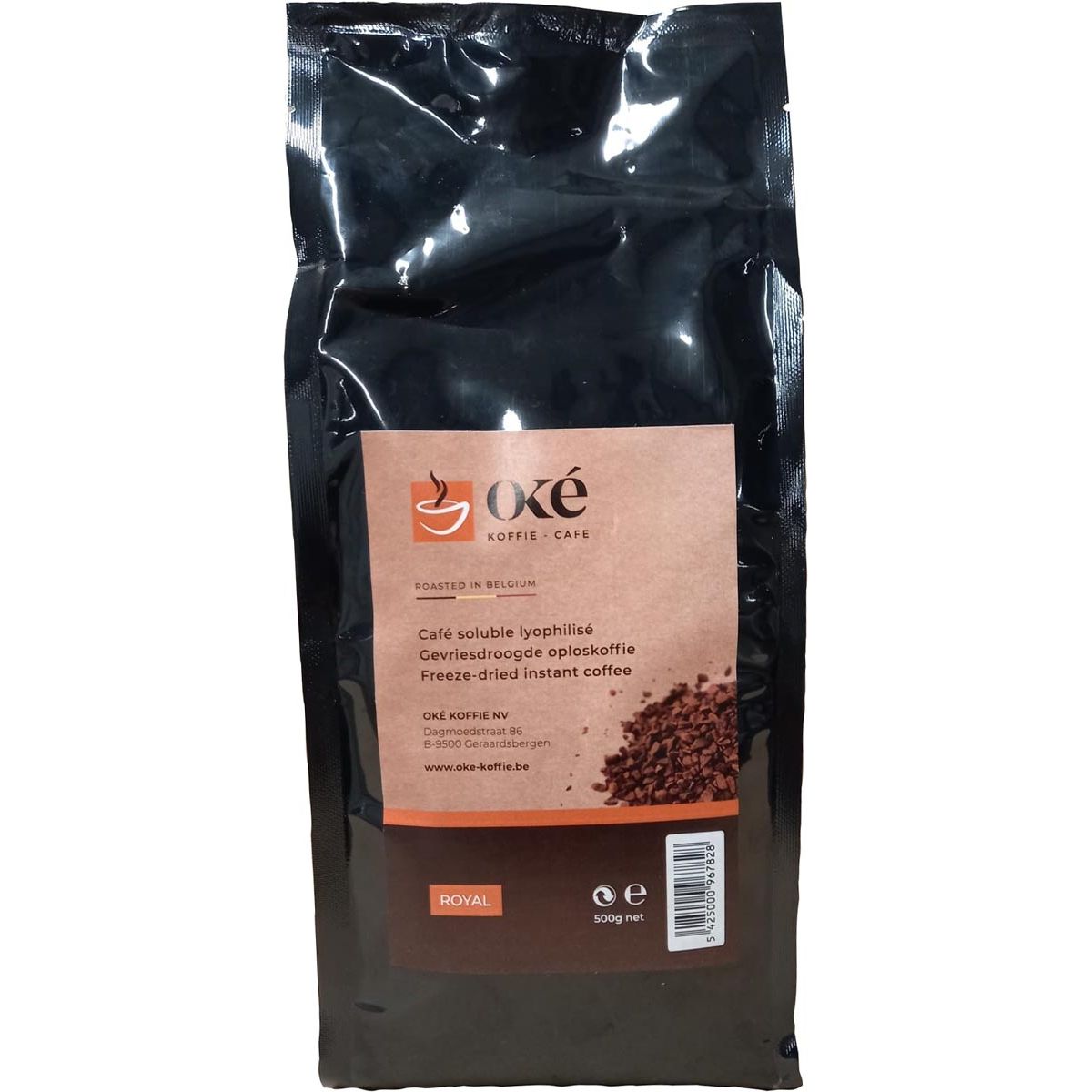 OKE - Oké Koffie instant koffie Royal, pak van 500 gram