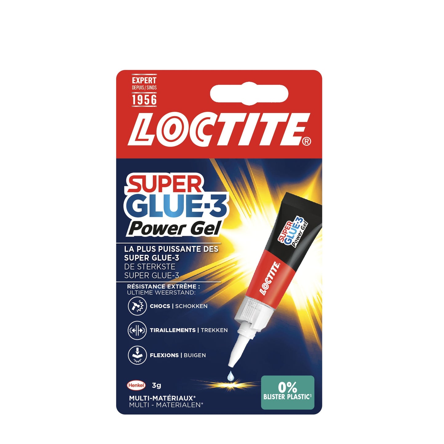 Loctite – Superglue Powerflex GEL Tube 3 Gramm auf Blister