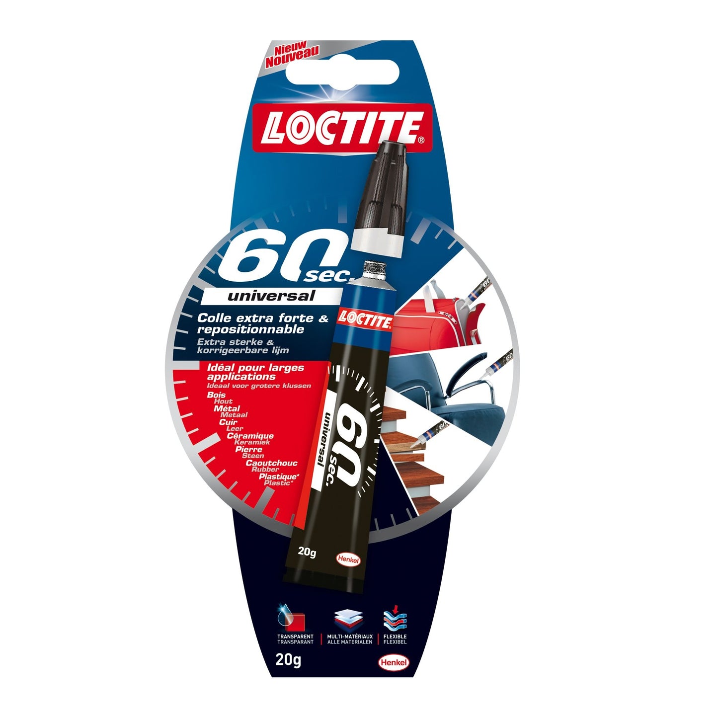 Loctite - Alleslijm 60 seconden tube 20 gram
