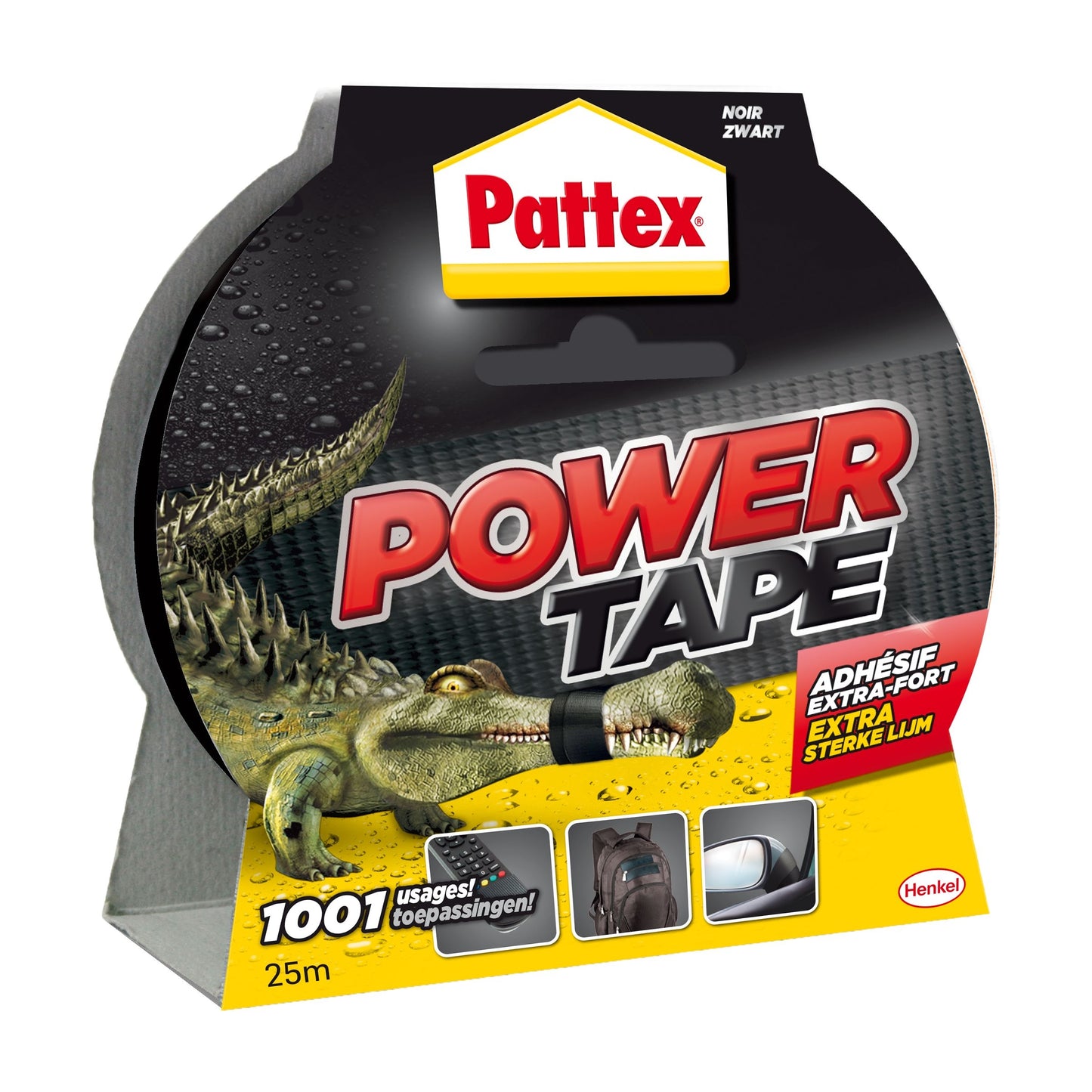 Pattex - Ruban adhésif Power e 50mmx25m noir