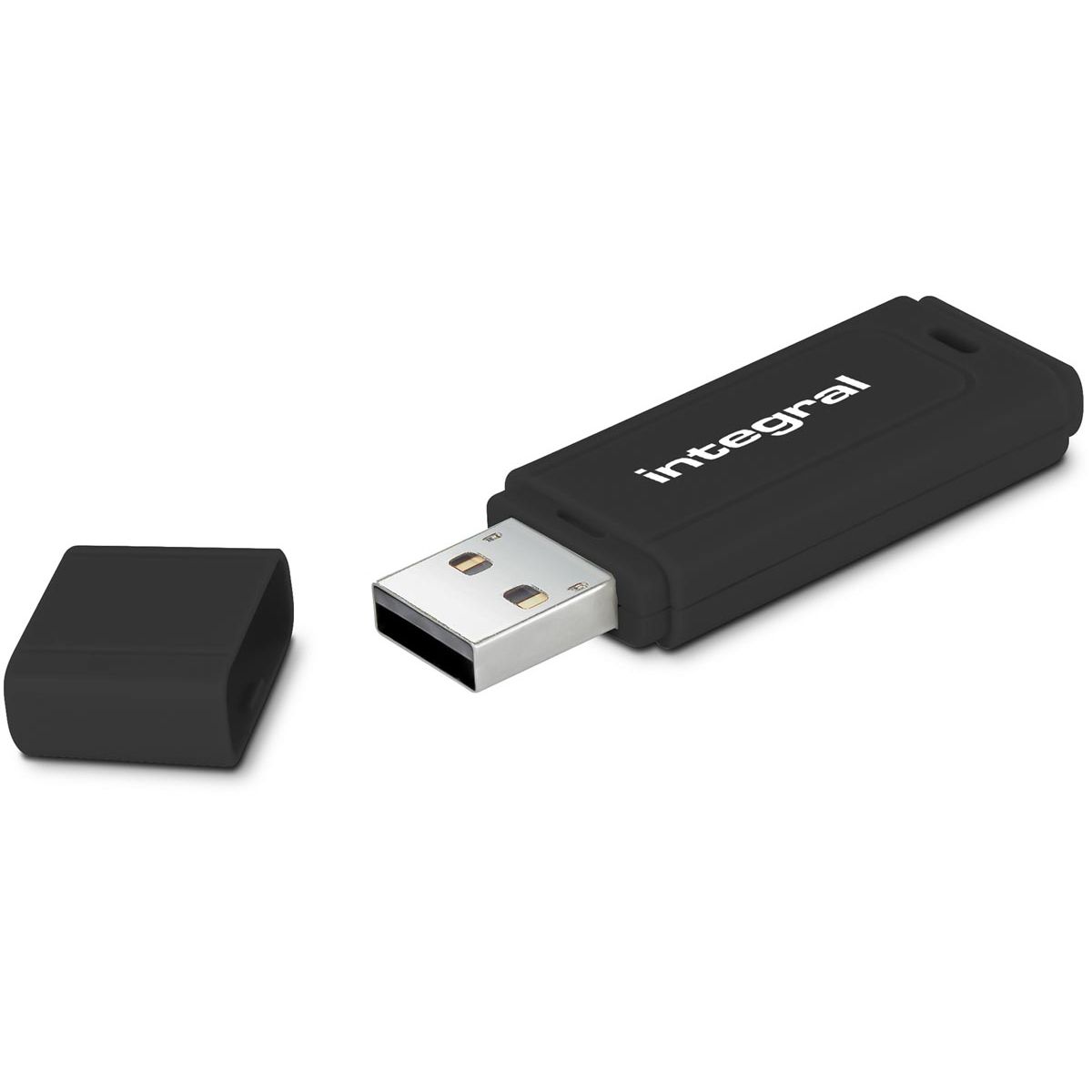Integral - Black USB stick 3.0, 64 GB, zwart