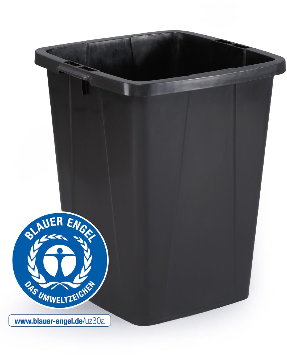 Durable - afvalbak Durabin 90 liter, zwart