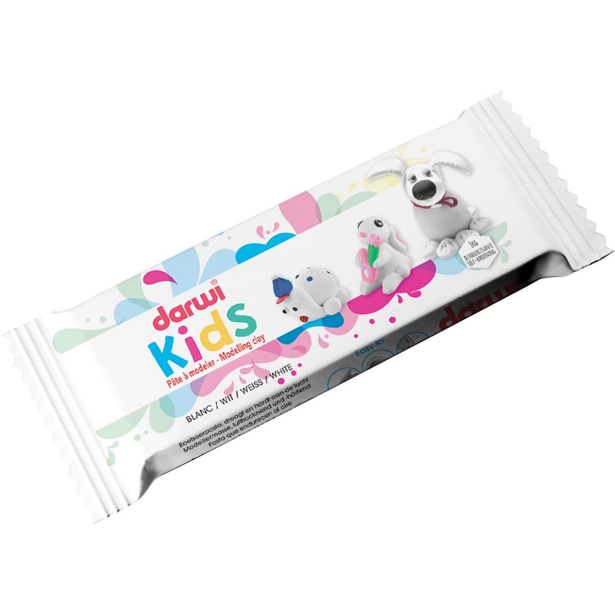 Darwi - pâte à modeler Kids, paquet de 1 kg