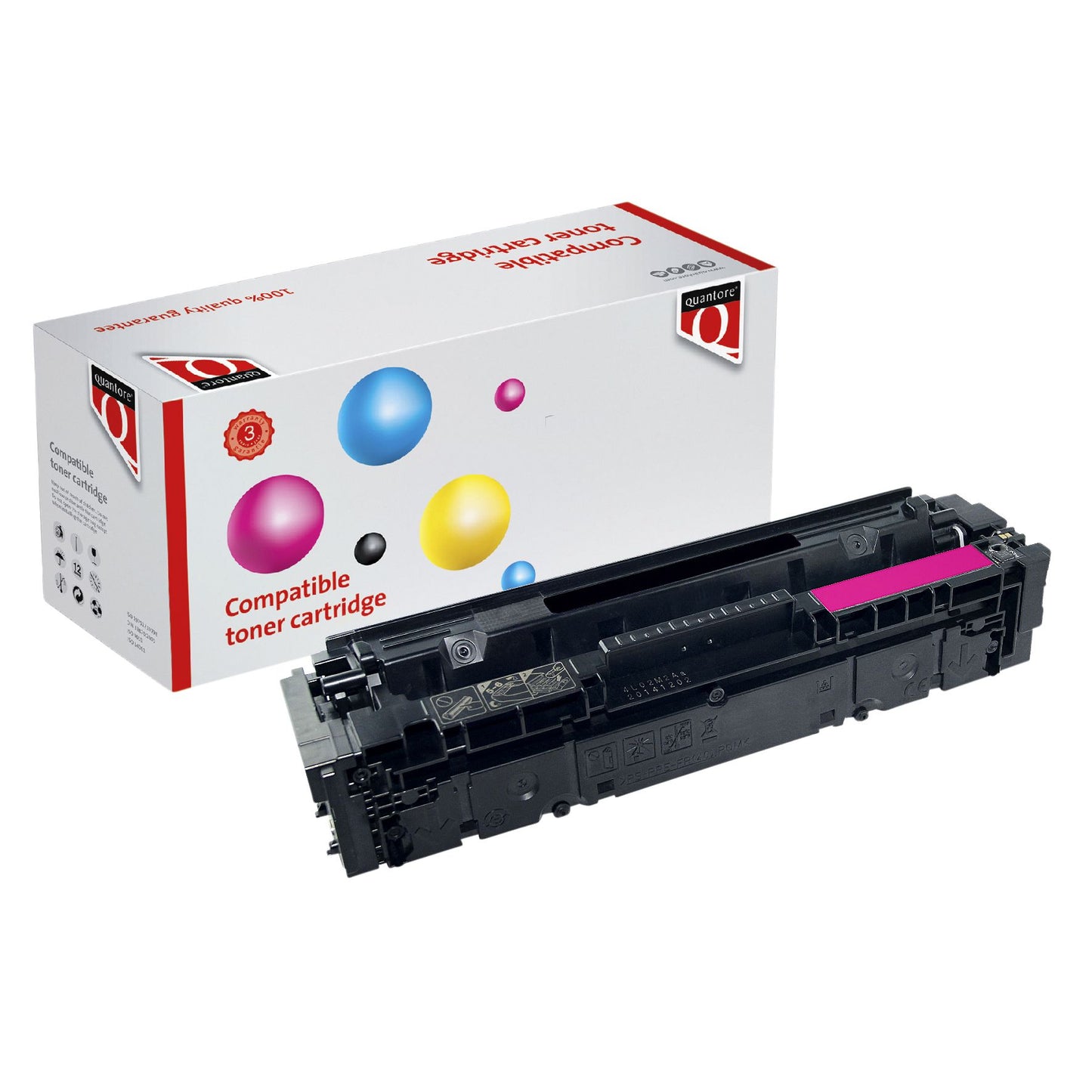 Quantore - Tonerkartuschen-Alternative für CF543X 203X rot