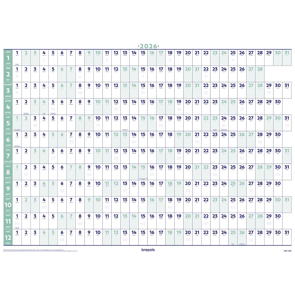 Brepols - Jahresplaner, 2026