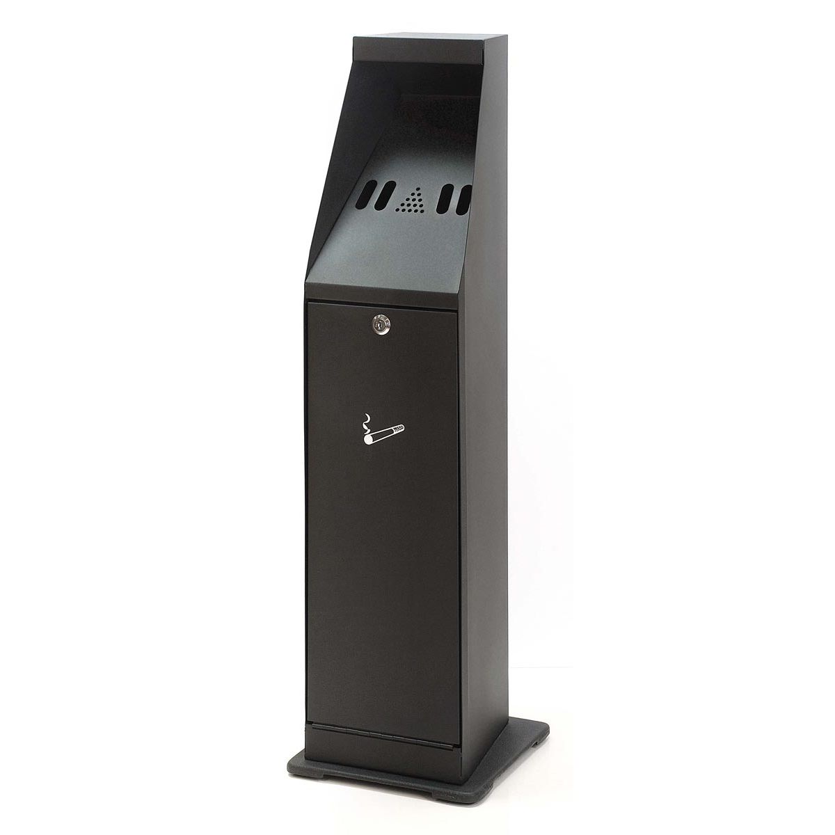 V-part - vrijstaande asbak 4,4 l, zwart