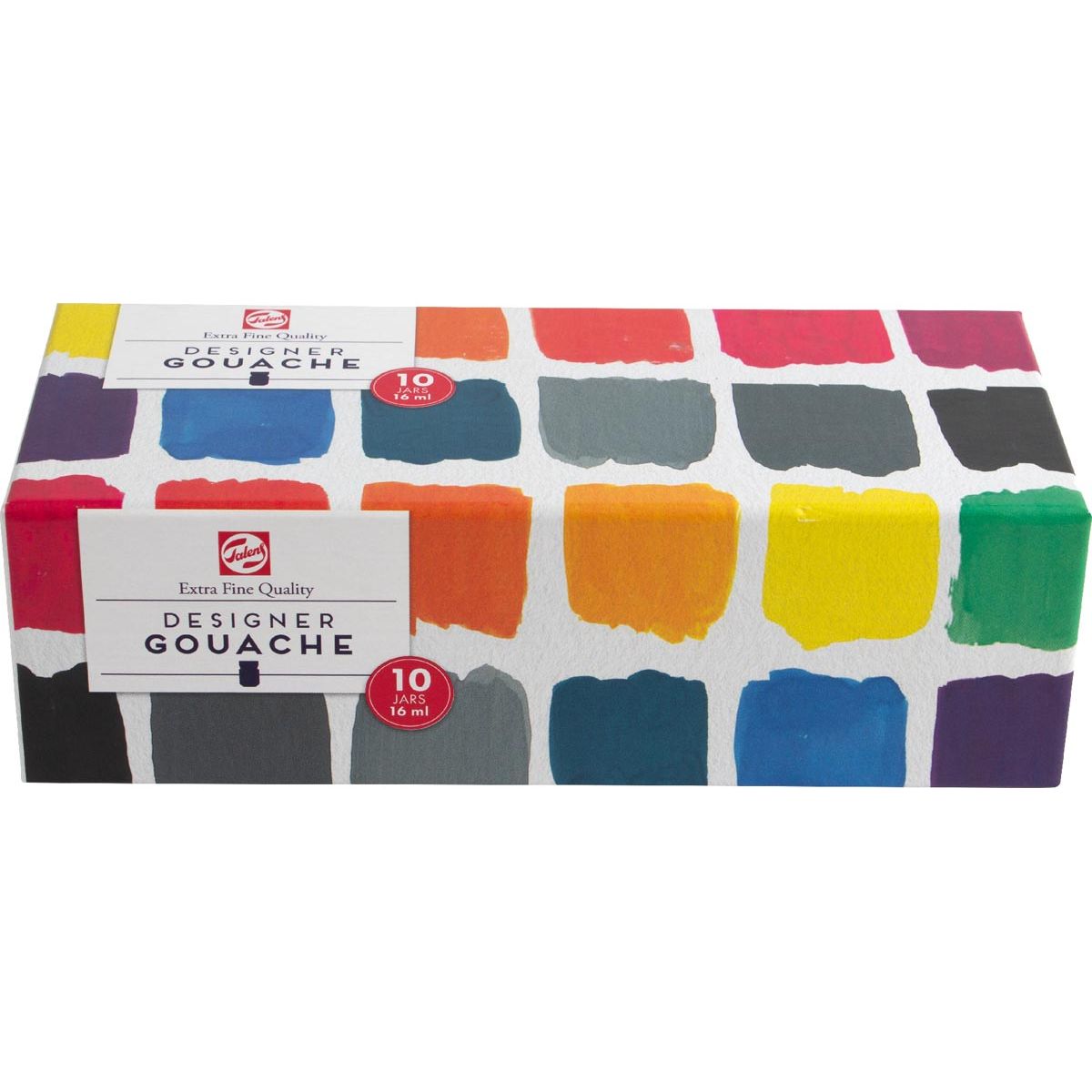 Talens - Gouache extra fein 16 ml, Set mit 10 Flaschen