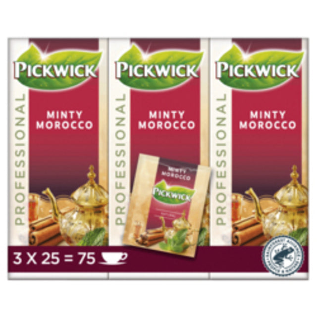 Pickwick - Thé mentholé Maroc 2gr 25 pièces