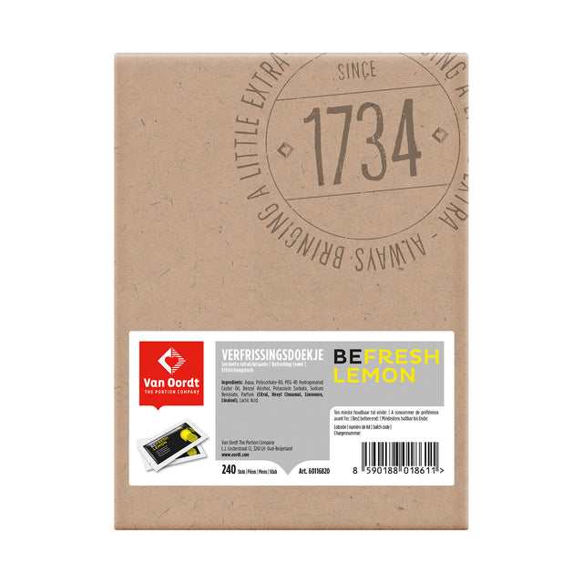 Van Oordt - BeFresh Zitronen-Erfrischungstuch 240x1St