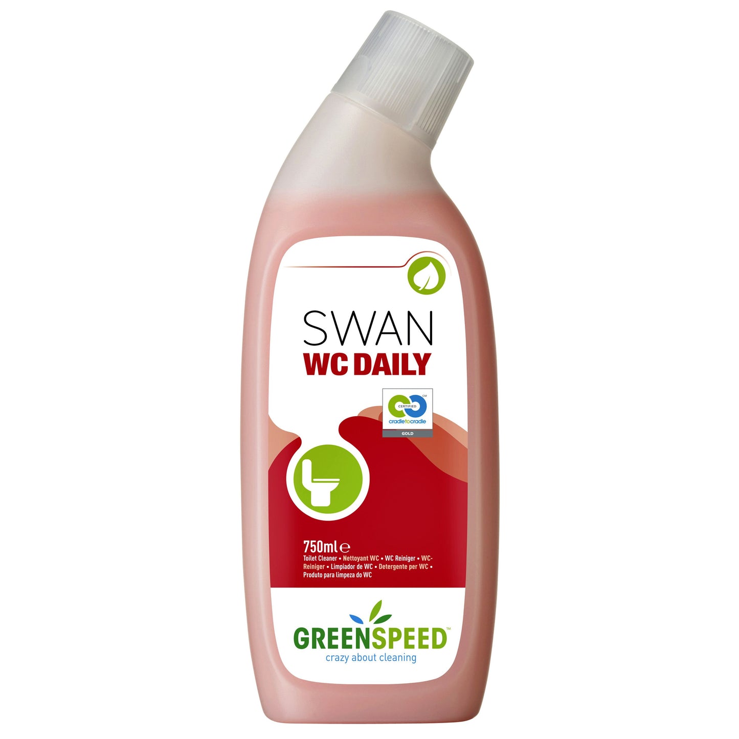 Greenspeed - Toiletreiniger swan wc daily 750ml | 6 stuks