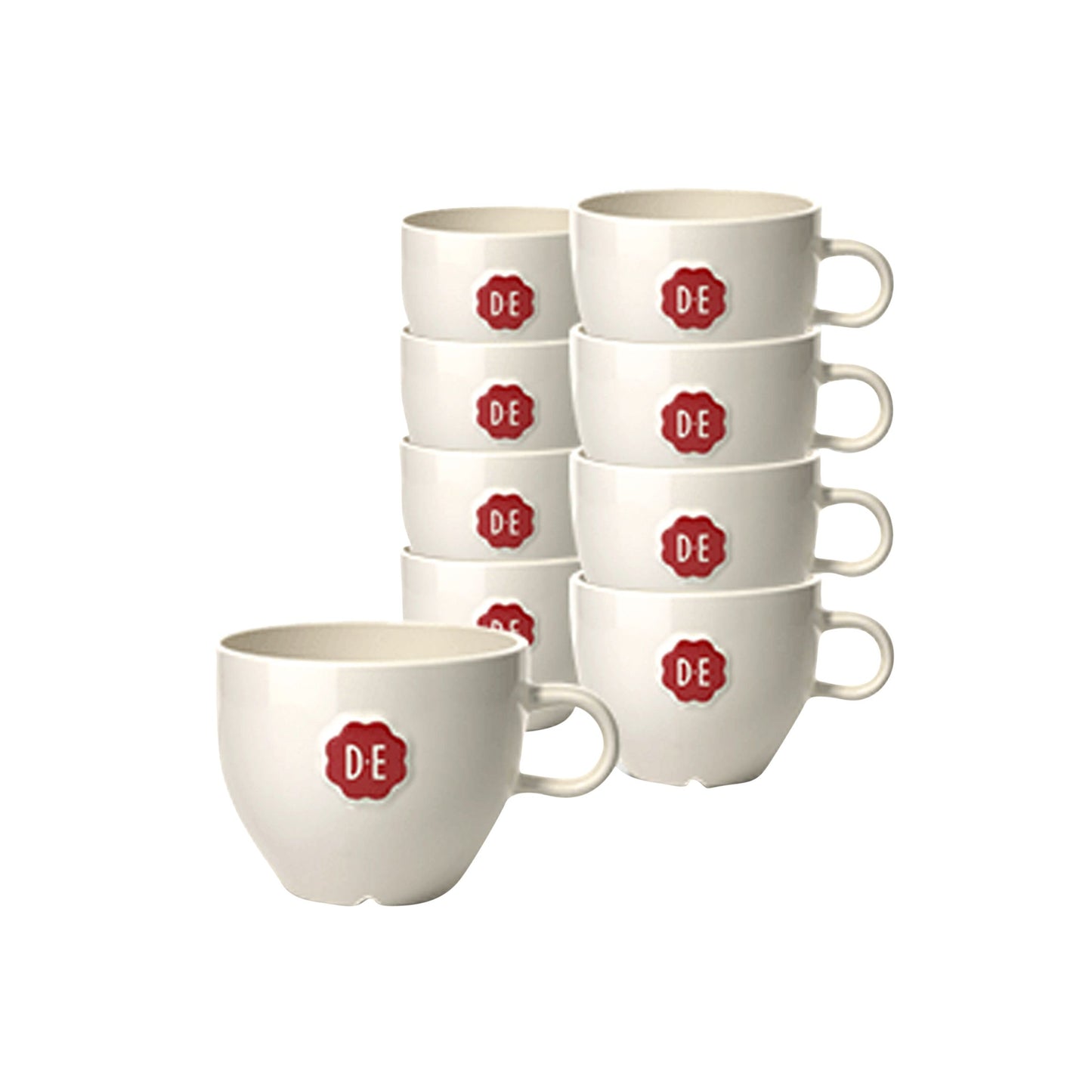 Douwe Egberts - Tasse à cappuccino 180ml blanc 12 pièces