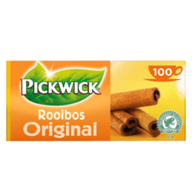 Pickwick - Thé pickwick rooibos 100x1,5gr avec enveloppe | 6 pièces