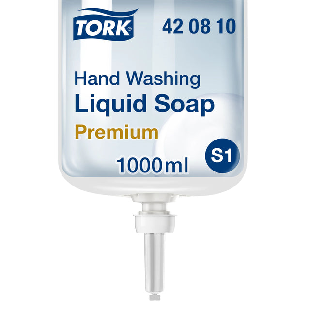 Tork - Savon à Mains S1 liquide non parfumé 1000ml 420810