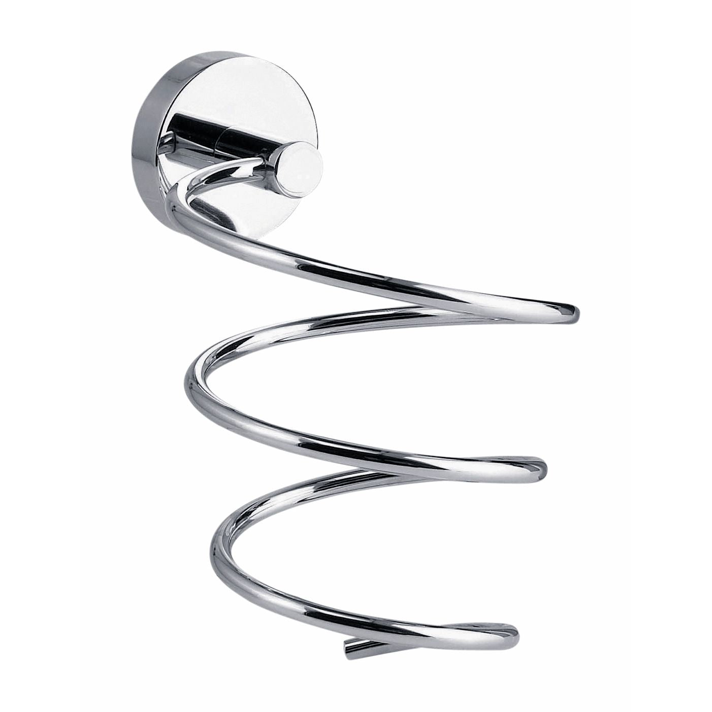 Tesa - Haardrogerhouder ® Smooz hoogglans verchroomd metaal zelfklevend