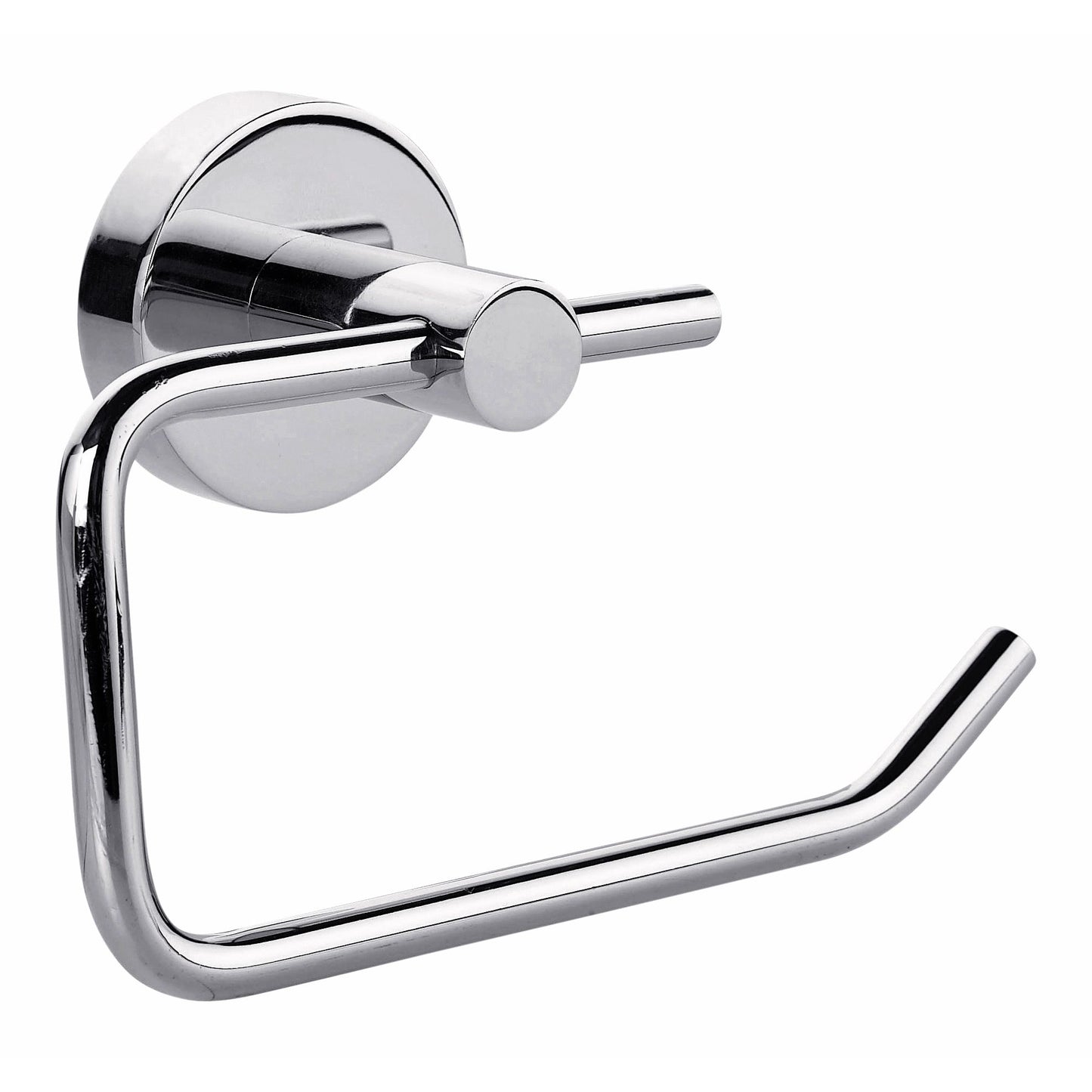 Tesa Smooz - Porte-rouleau papier toilette ® Smooz métal chromé brillant autocollant
