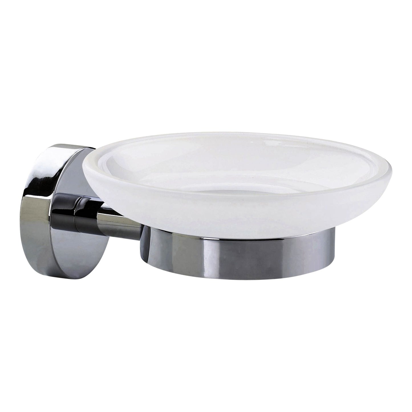 Tesa - Porte-savon ® Smooz en métal chromé brillant, autocollant