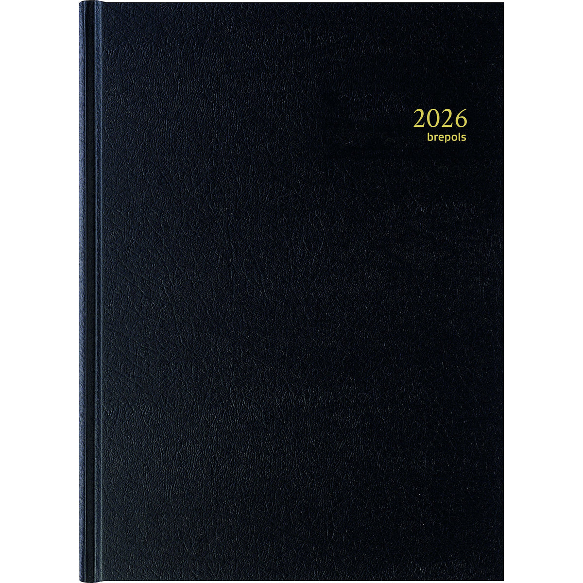 Brepols - Agenda 2026 Bremax Santex A4 1 jour/1 page 4 colonnes noir