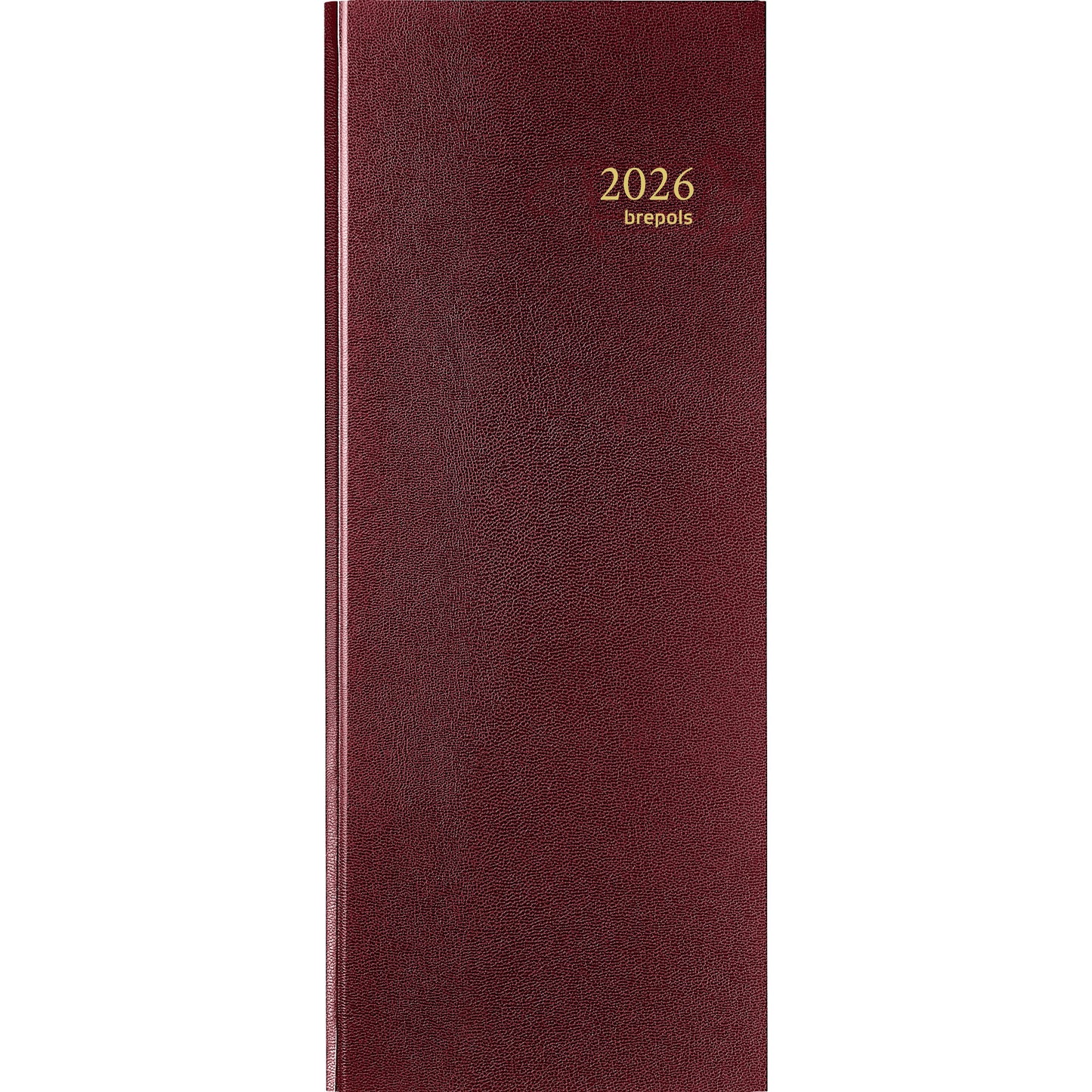 Brepols - Agenda 2026 Saturn Lima 1 Tag/1 Seite Burgund