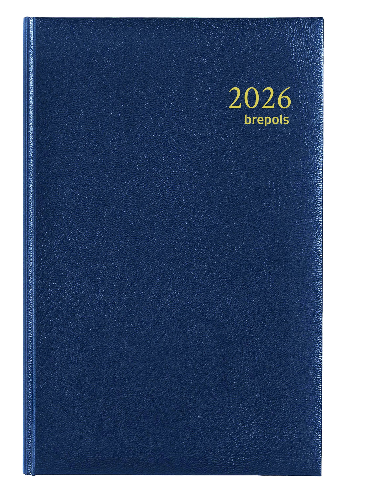 Brepols - Agenda 2026 Saturn Lima 7 jours/2 pages bleu