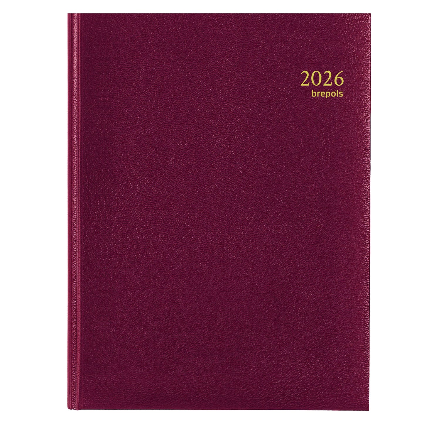 Brepols - Agenda 2026 Timing Lima 7 jours/2 pages bordeaux