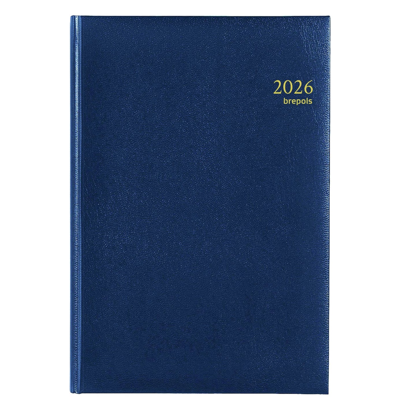 Brepols - Agenda 2026 Omega Lima 7 jours/2 pages bleu