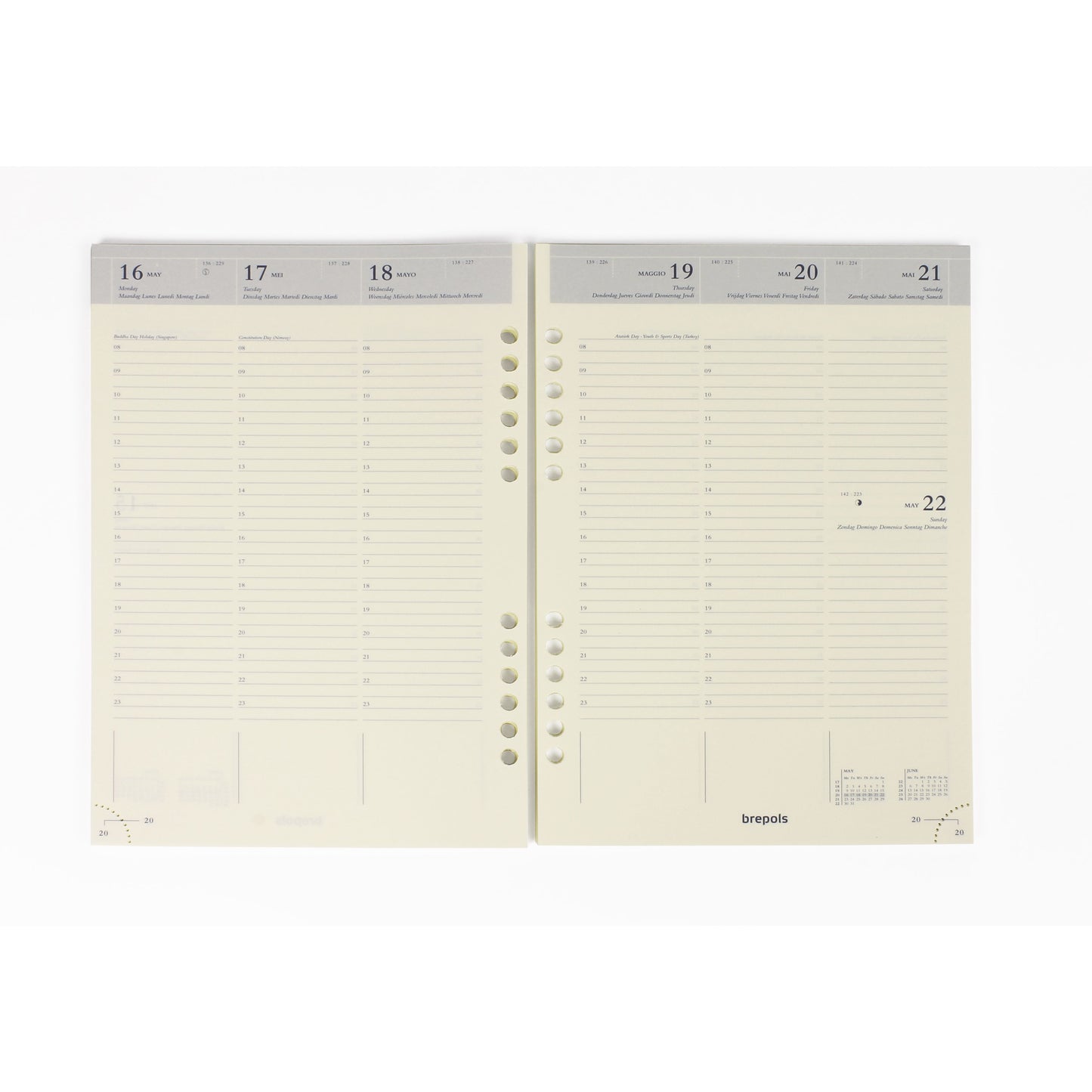 Brepols - Agendavulling 2027 brefax 7 7d/2p
