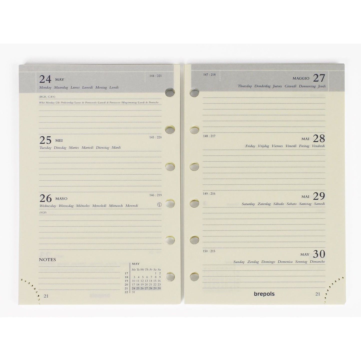 Brepols - Agendavulling 2027 brefax 27 7d/2p