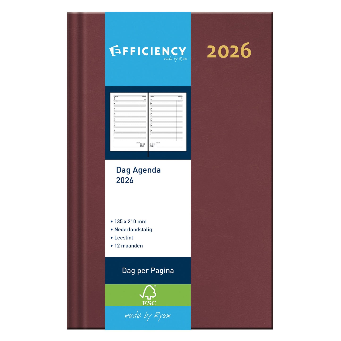 Ryam - Agenda 2027 efficiency baladek 1d/1p bordeaux