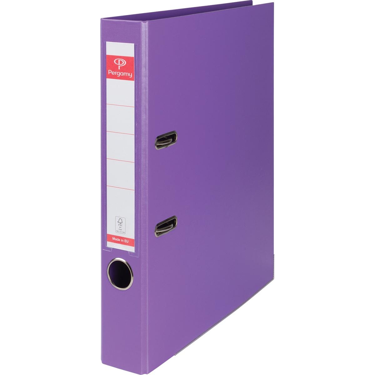 Pergamy - classeur, pour pi A4, entièrement en PP, dos de 5 cm, violet