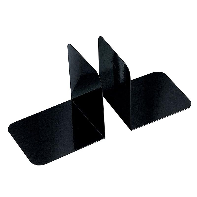 Maul - boekensteun metaal 14X12x14cm set 2 zwart