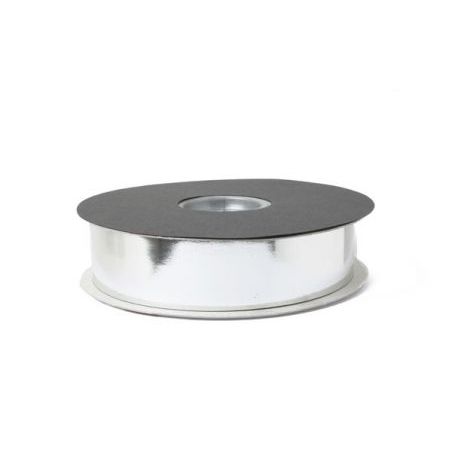 Ruban à friser Métallisé/Miroir 30mmx100m argent