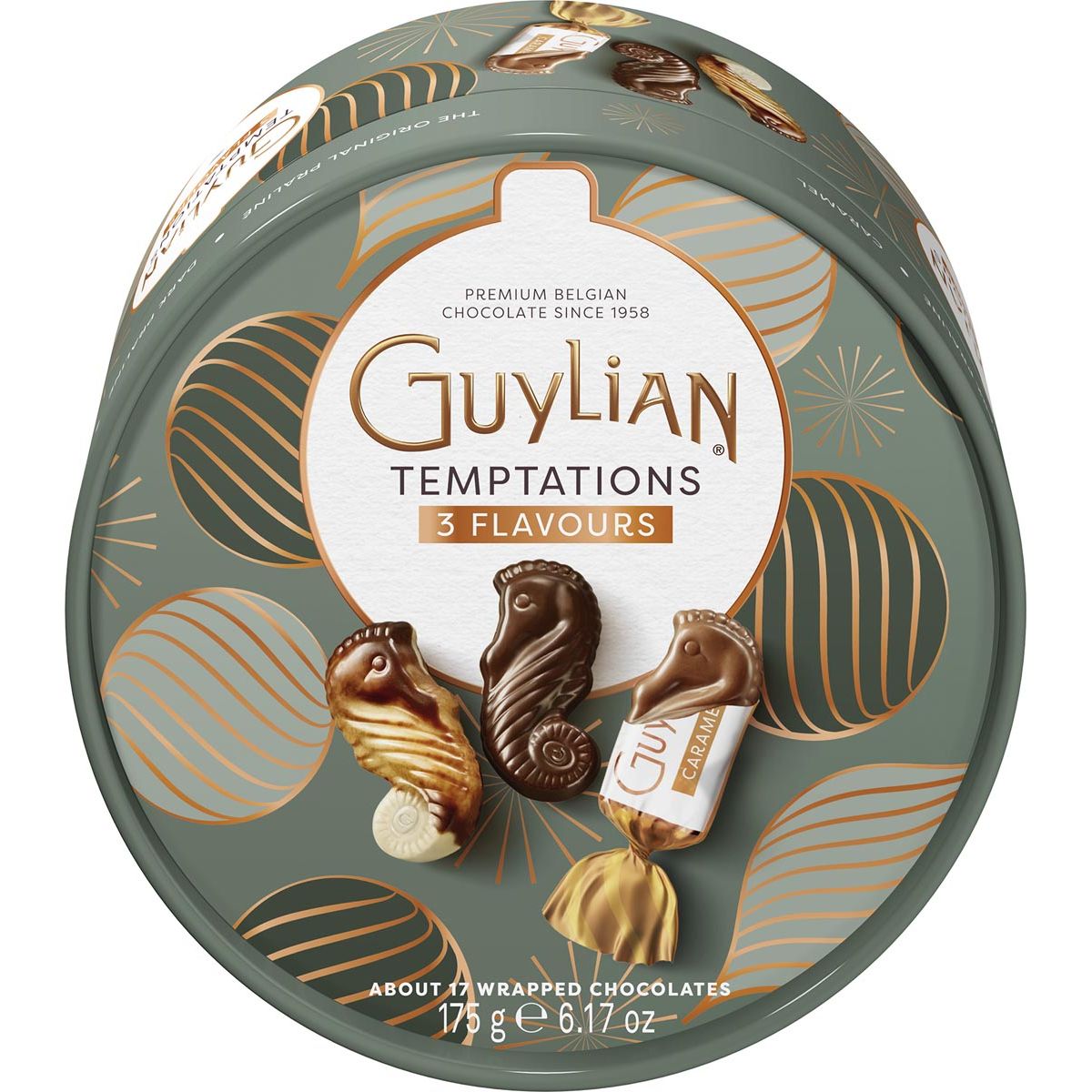 Guylian - Mélange Tentations chocolat, Coffret Bijou, boîte de 175 g