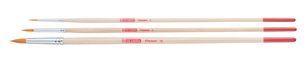 Talens Art Creation - Set de pinceaux Art Creation en polyester rond, set de 3 pinceaux