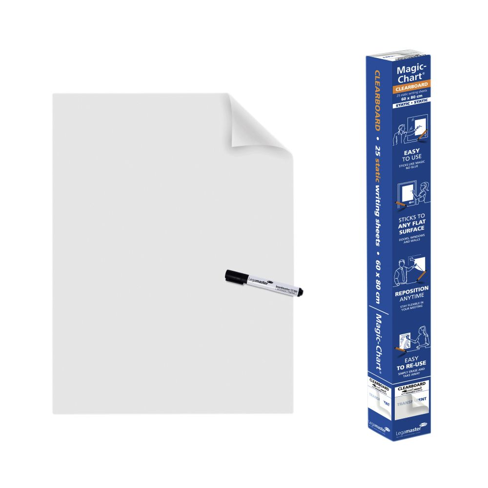 Legamaster - Magic chart whiteboard 600x800mm tr 25v