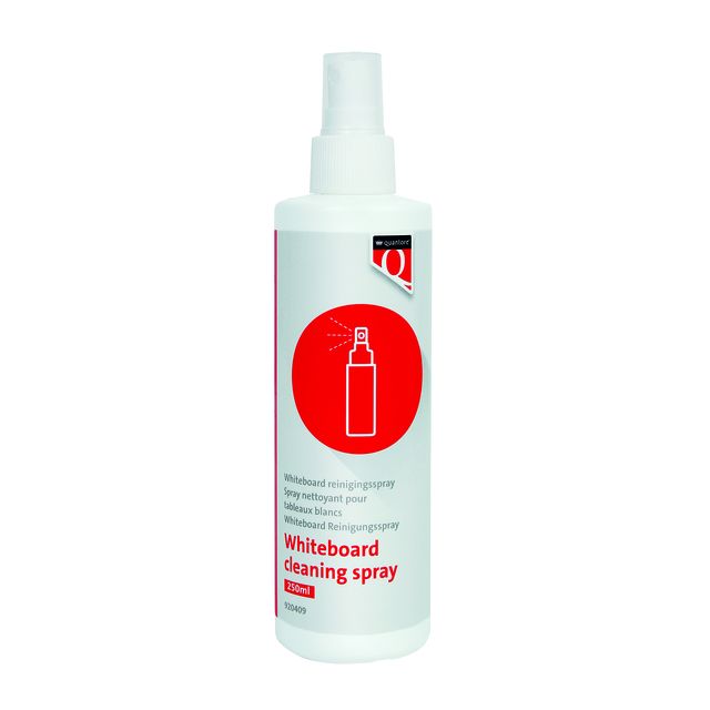 Quantore – Whiteboard-Reinigungsspray 250 ml | 12 Stück