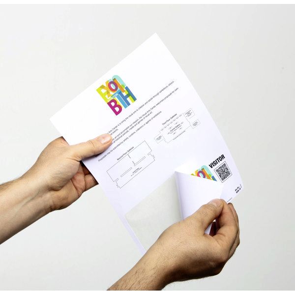 Quantore - Besucherausweis 97x86mm 100 Stück