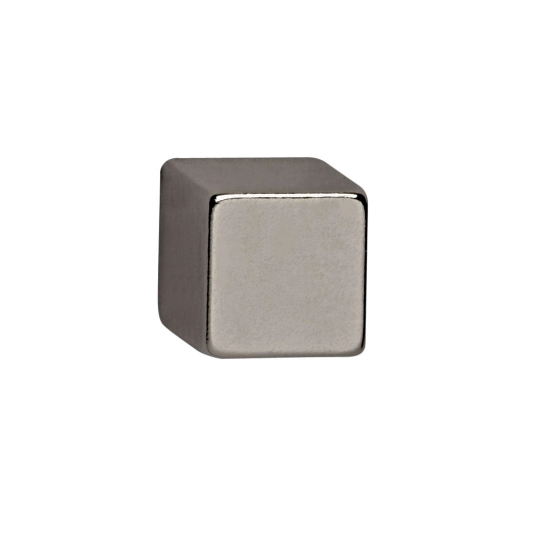 Maul - Aimant Néodyme cube 10x10x10mm 3,8kg nickel 4 pièces