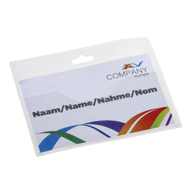 Europel - Badge pashouder open 90x60mm | 24 stuks