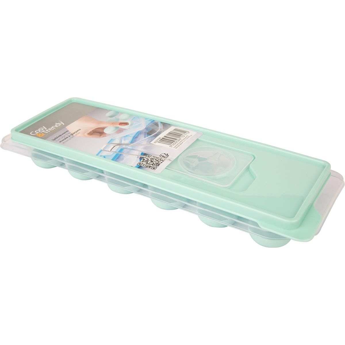 Cosy - Cylindre moule à glaçons Fresco, vert transparent