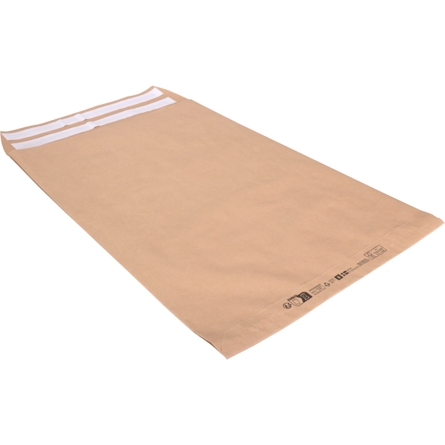 Paardekooper - Zak | Versandtasche | Papier | L | 380x570mm | braun | 225 Stück