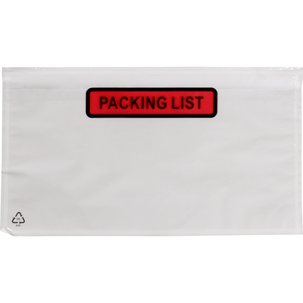 Docubags - 225x122mm 235x132mm liste de colisage 1000 pièces