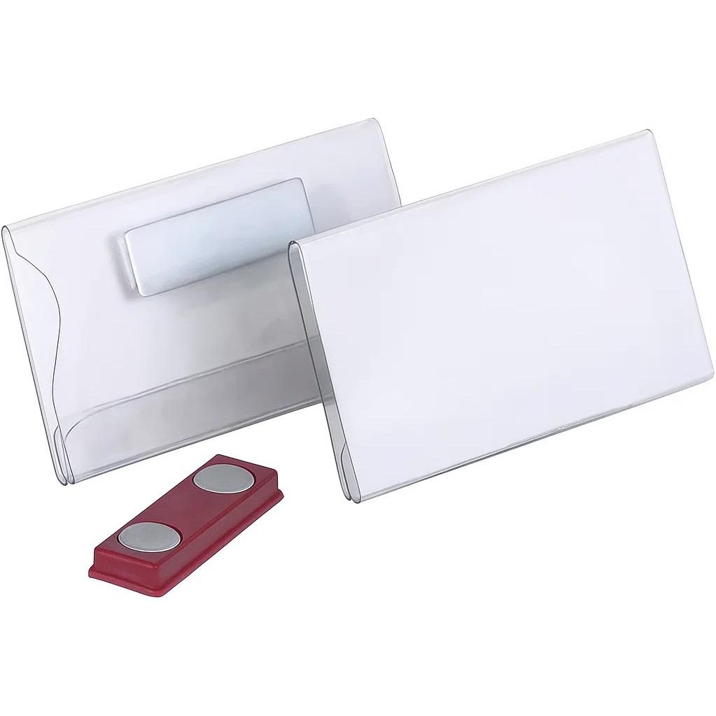 Sans marque - Badge avec aimant, ft 60 x 90 mm, boîte de 20 pièces