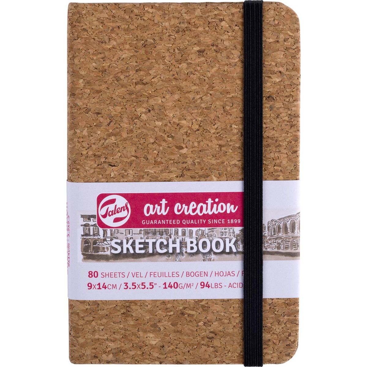 Talens Art Creation - Carnet de croquis Art Creation Liège, 140 g/m², pi 9 x 14 cm, 80 feuilles