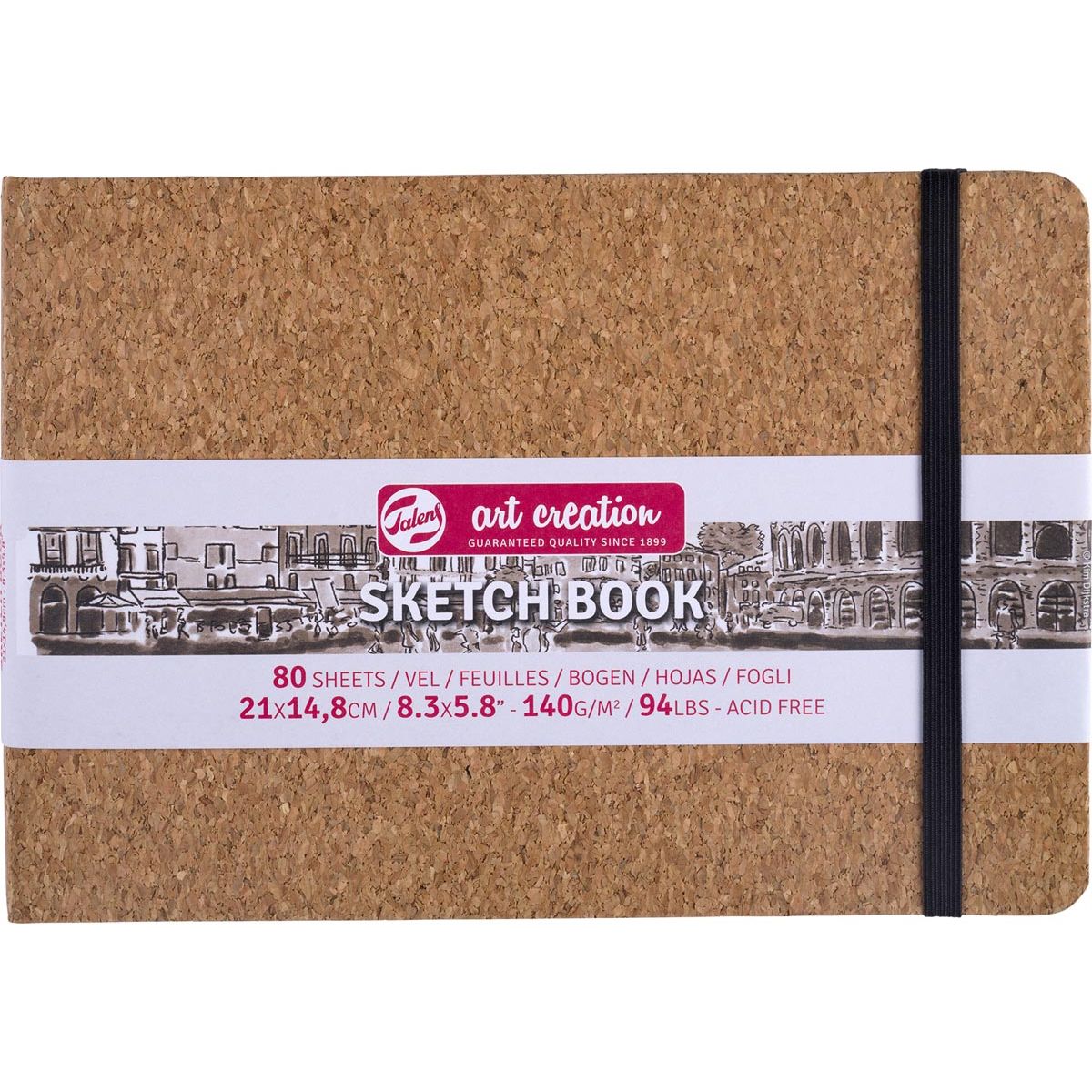 Talens Art Creation - Art Creation schetsboek Kurk, 140 g/m², ft A5, 80 vel
