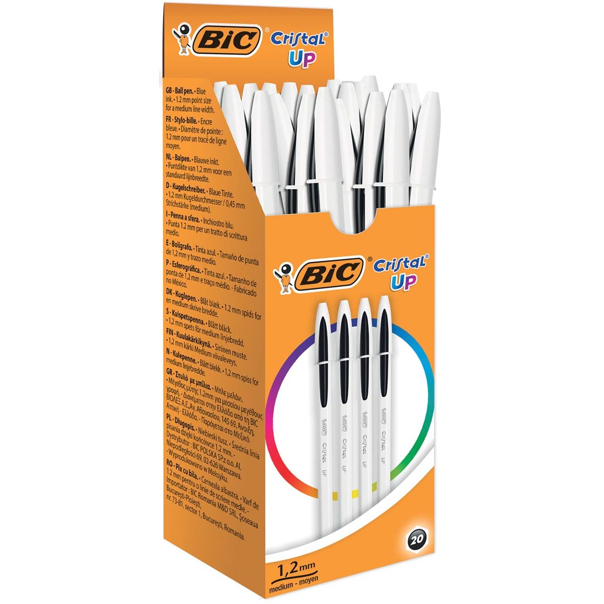 Bic - balpen Cristal Up zwart