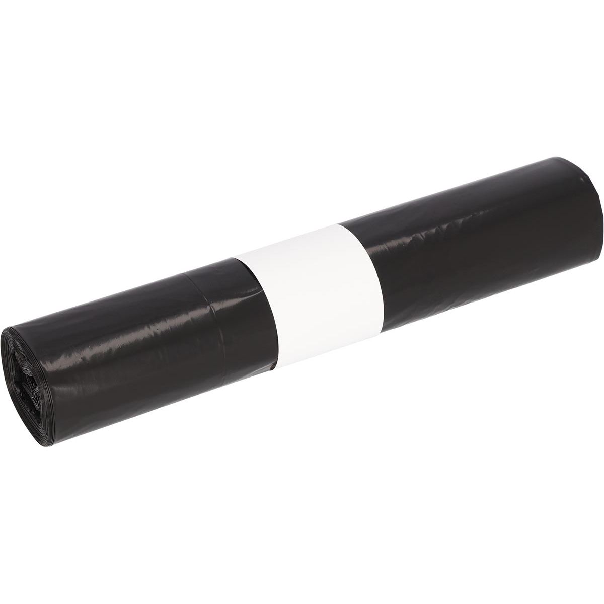 Deiss - sac poubelle pi 50 x 64 cm, 25 microns, LDPE, rouleau de 24 pièces, noir