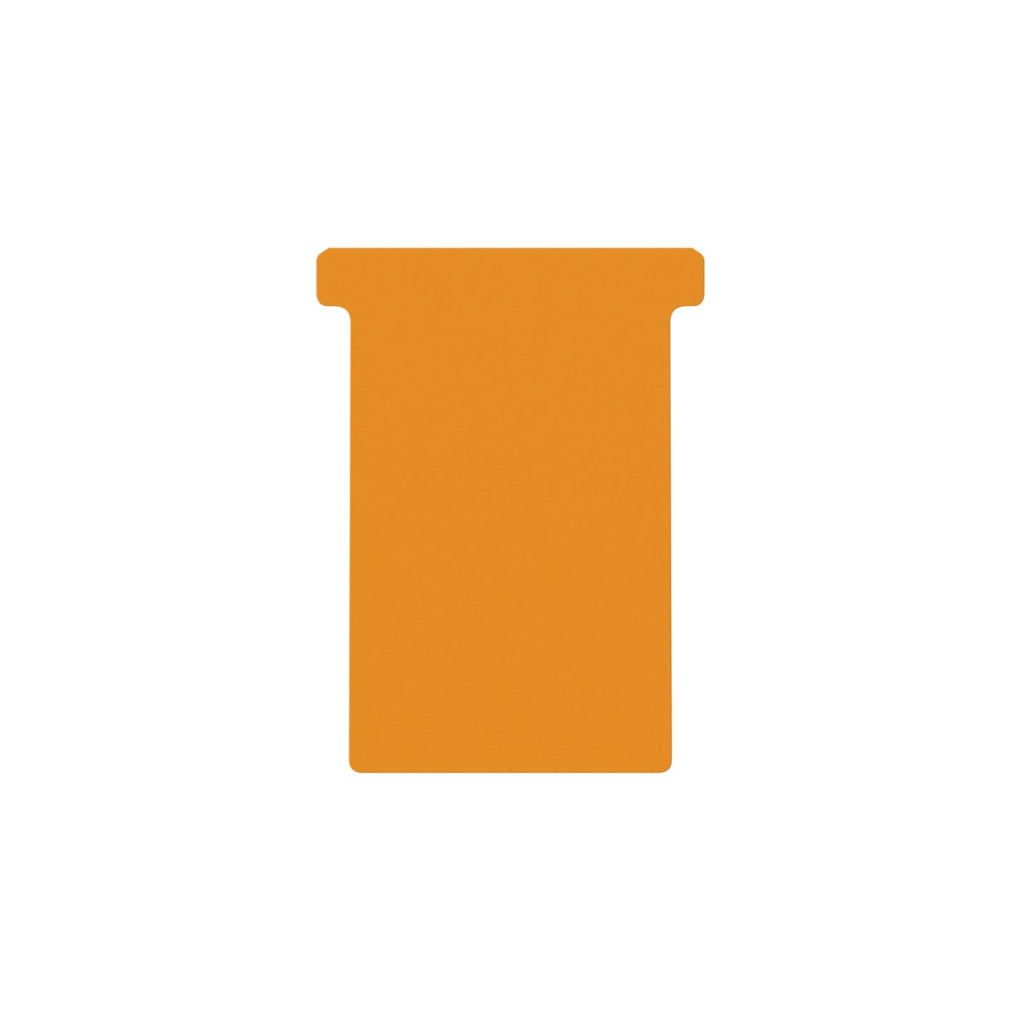 Djois - T-card taille 3 77mm orange 100 pièces