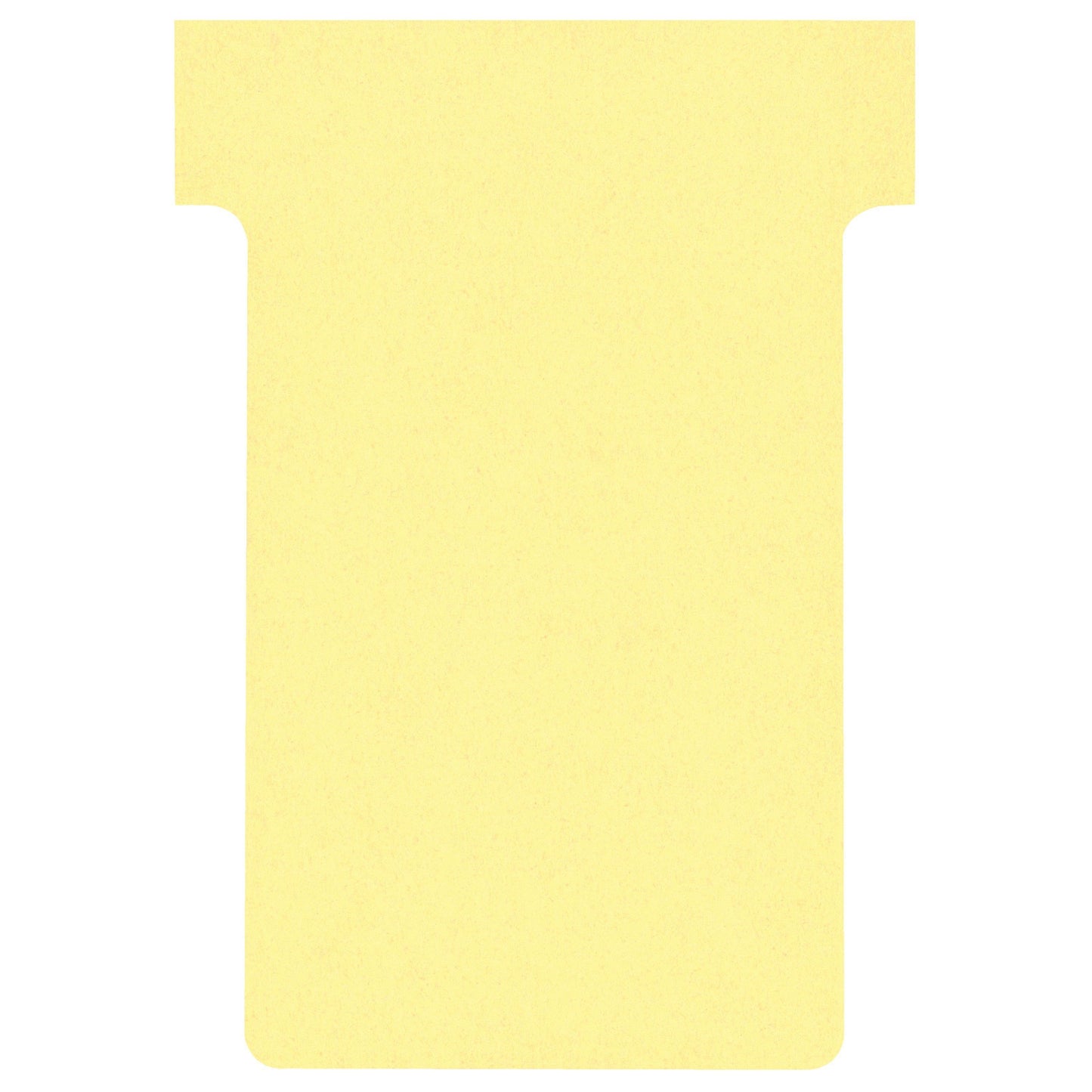 Nobo - T-card n°2 48mm jaune 100 pièces